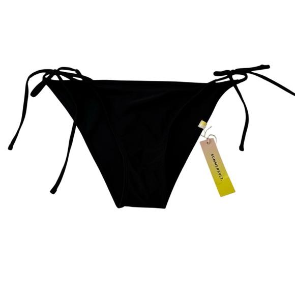 NWT Summersalt String Bikini Bottom Swimsuit Black Size 4 - Picture 7 of 14